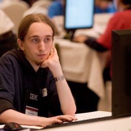 Picture of Gunnar Kreitz at ACM ICPC World Finals 2005